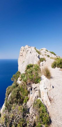 Framed Mirador d' Es Colomer, Majorca, Balearic Islands, Spain Print