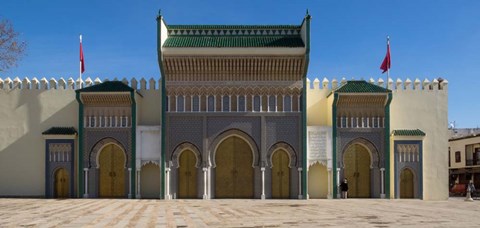 Framed Dar-el-Makhzen, Fes, Morocco Print