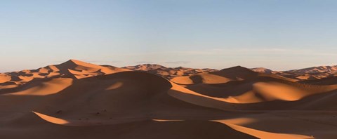 Framed Erg Chebbi Dunes Errachidia Province, Meknes-Tafilalet, Morocco Print