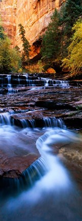 Framed North Creek, Zion National Park, Utah Print