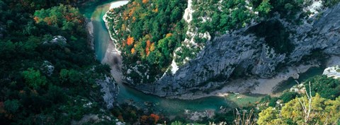 Framed Verdon Gorge, Balcons De La Mescla, France Print