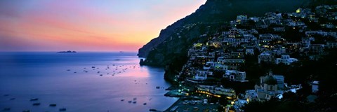 Framed Amalfi Coast, Campania, Italy Print