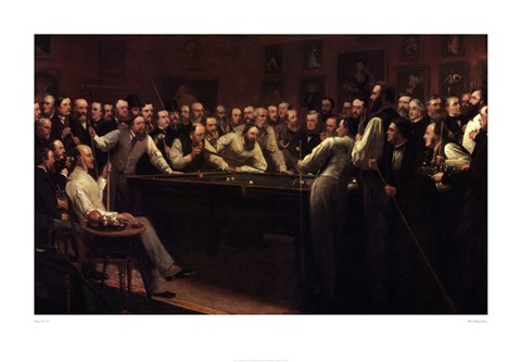 Framed Billiard Room Print