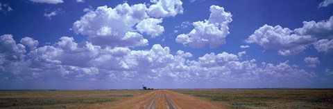 Framed Clouds Over Prairie, Amarillo, TX Print