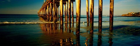 Framed Cayucos Pier, Cayucos, California Print