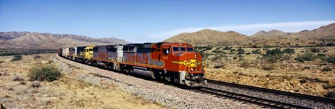 Framed Santa Fe Railroad, Arizona Print
