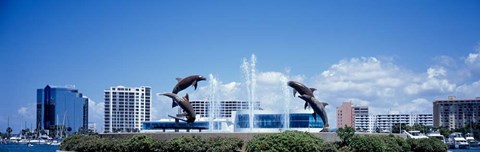 Framed Island Park, Sarasota, Florida Print