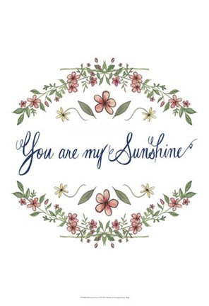 Framed Flowers by Grace II Print