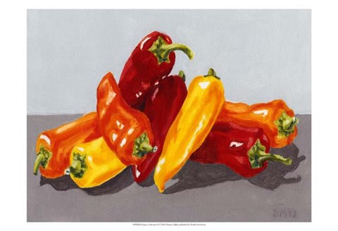 Framed Pepper Collection II Print