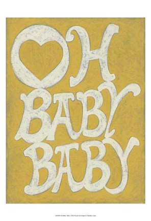 Framed Oh Baby, Baby Print
