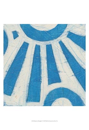 Framed Spectrum Hieroglyph V Print