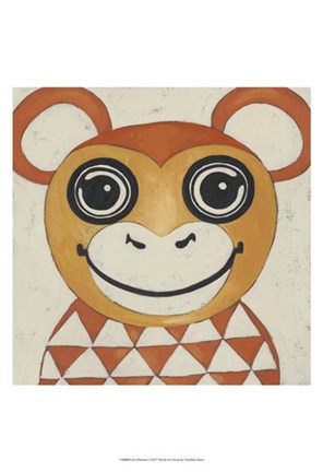 Framed Zoo Portrait I Print