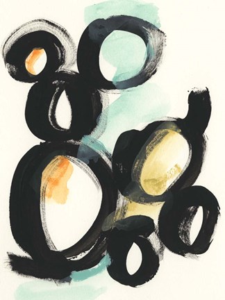 Framed Cellular Structure III Print