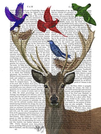 Framed Deer &amp; Birds Nests Print