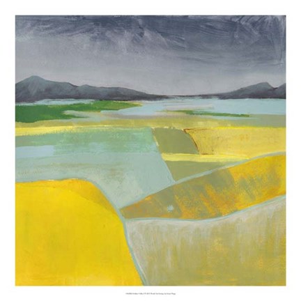 Framed Golden Valley I Print