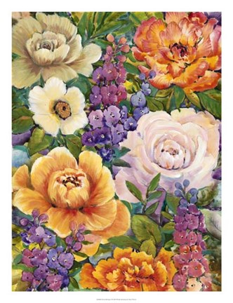 Framed Flower Bouquet I Print