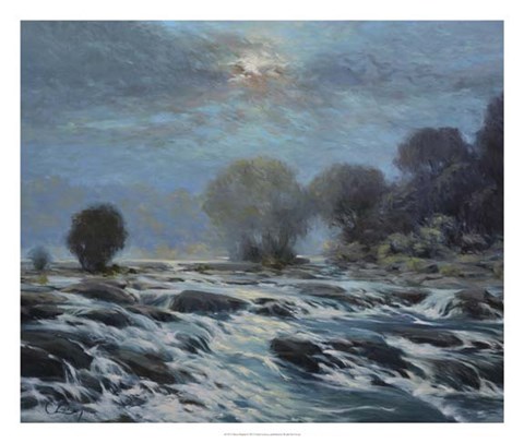 Framed Moon Rapids Print