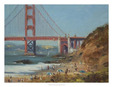 Framed Baker&#39;s Beach Print