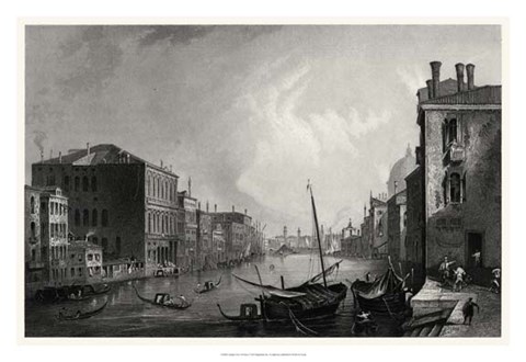 Framed Antique View of Venice Print
