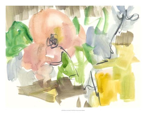 Framed Whimsy in The Garden II Print