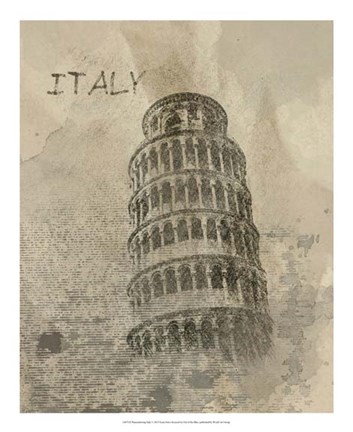 Framed Remembering Italy Print