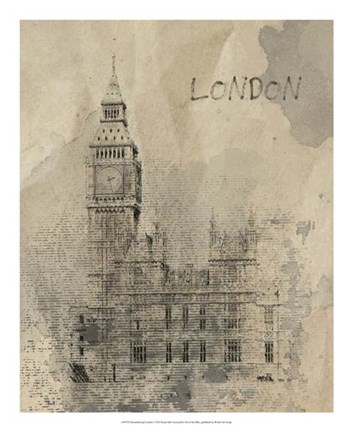 Framed Remembering London Print