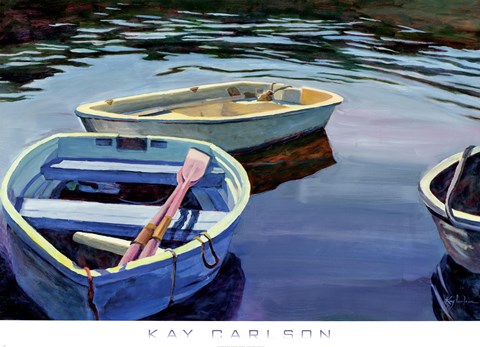 Framed Boat Of Myself Print