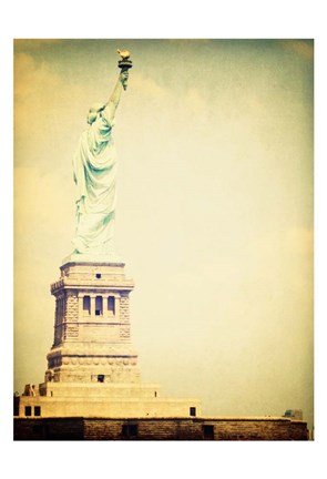 Framed Statue Liberty 1 Print