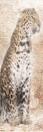 Framed African Traveling  Animals Print