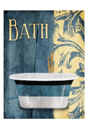 Framed Tub Bath Print