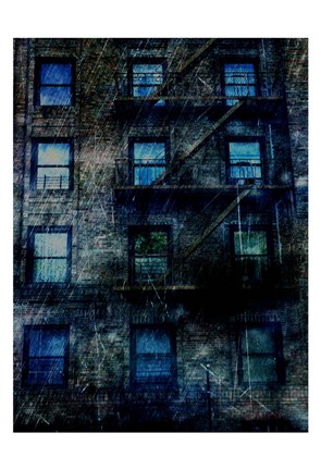 Framed Resident Blue Print