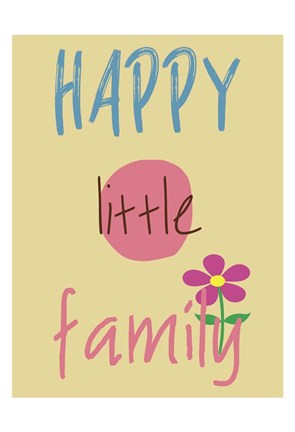 Framed Happy Family Print