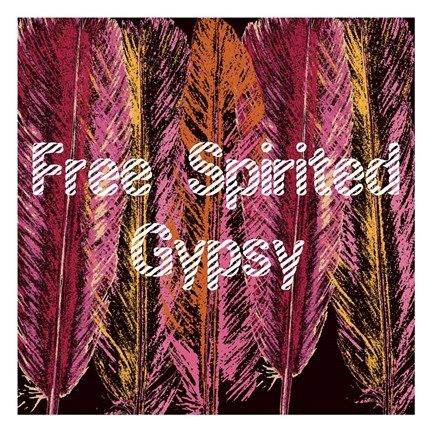 Framed Free Spirited Gypsy Print
