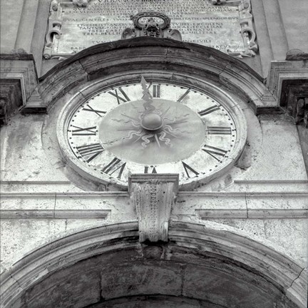 Framed Il Grande Ororlogio I Print