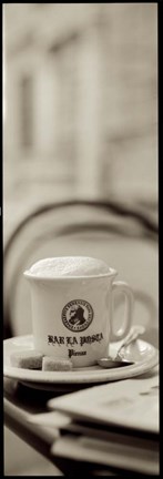 Framed Tuscany Caffe V Print