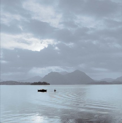 Framed Lake Vista VII Print