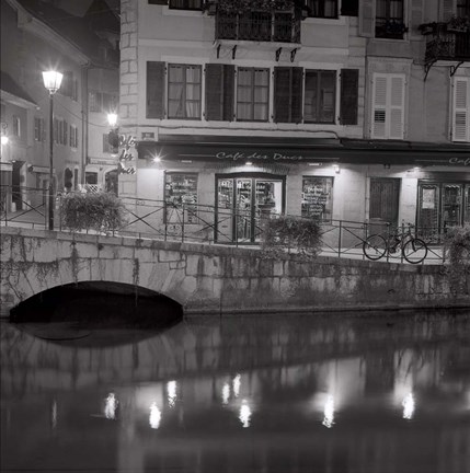 Framed Cafe des Ducs 1 Print