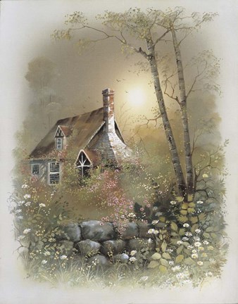 Framed House A Print