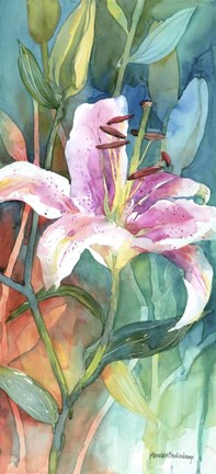 Framed Gaze Into The Light Print