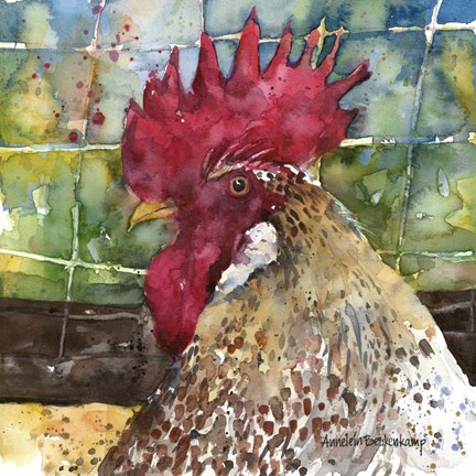 Framed Profile Pose Print