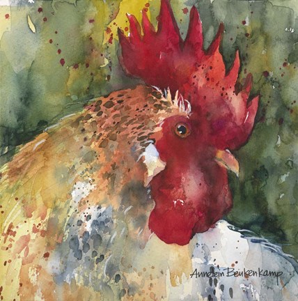 Framed Sunset Silhouette Print