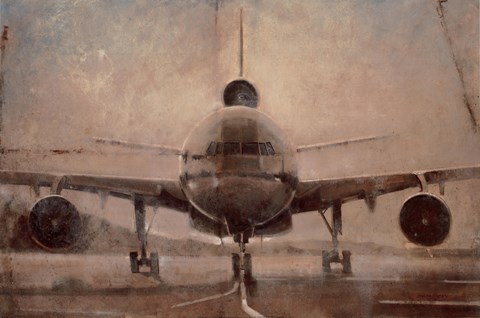 Framed Tonal Plane Print