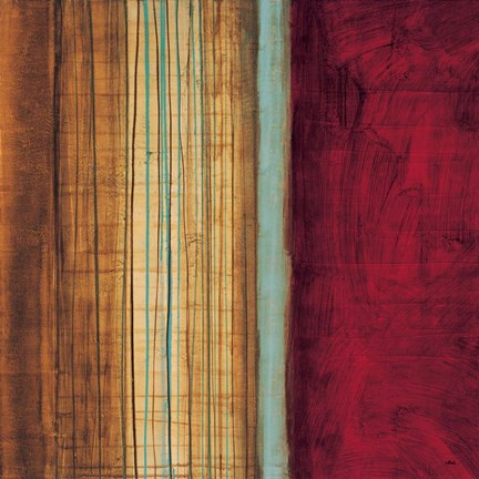 Framed New Lines II Print