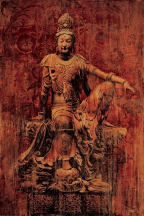 Framed Q&#39;uan Yin Print