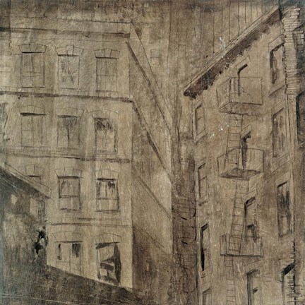 Framed Facade II Print