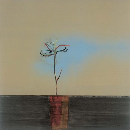 Framed Zen Blossom I Print