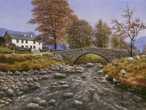 Framed Old Packhorse Bridge Print