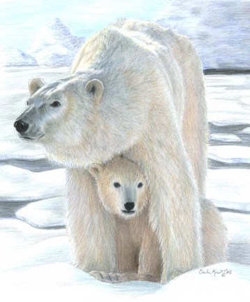 Framed Polar Love Print