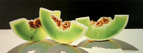 Framed Honeydew Rainbows Print