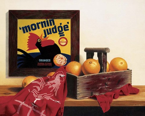 Framed 'Mornin Judge' Print